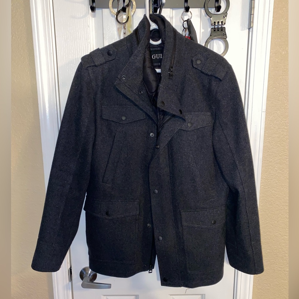 Guess Heavy Dress Coat. Size M